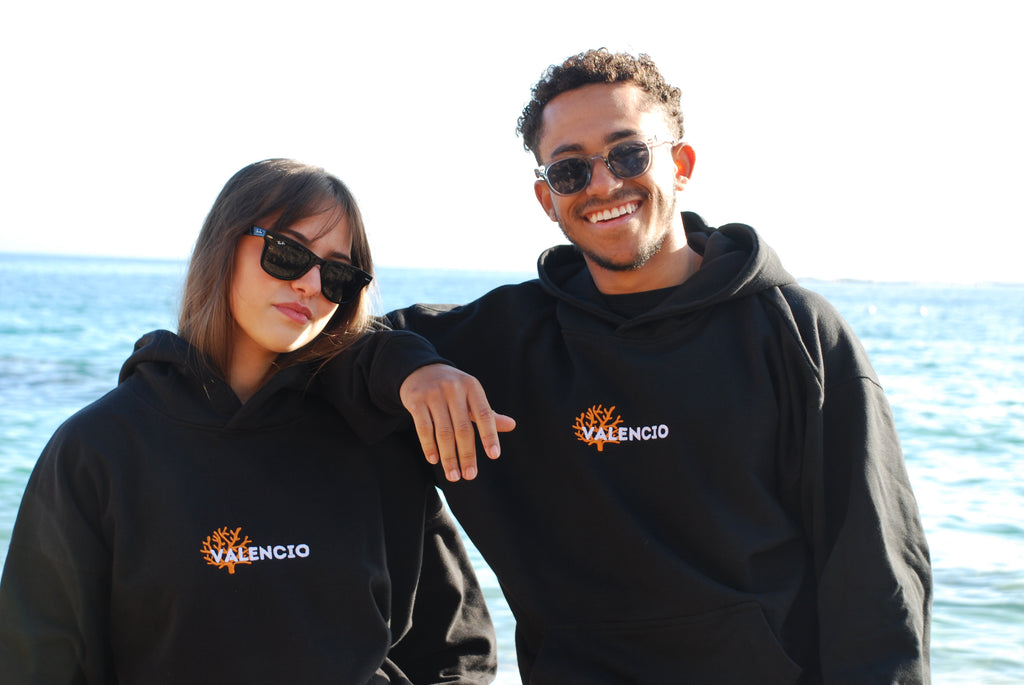 Hoodie Corallo Arancio