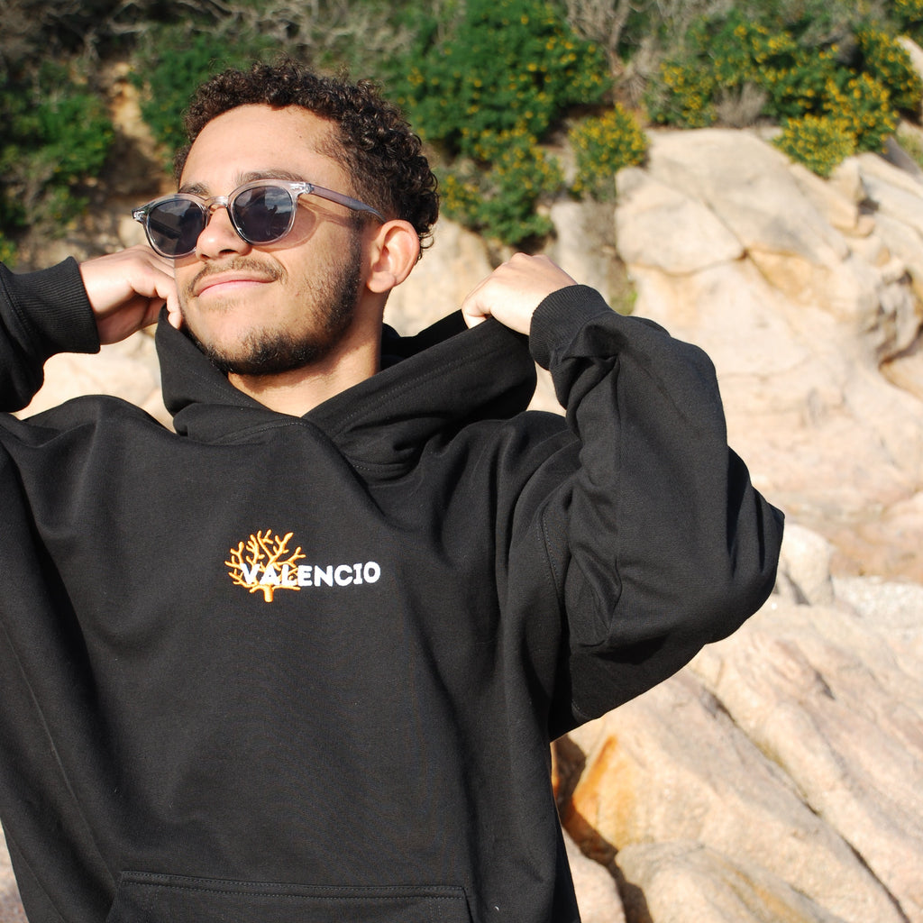 Hoodie Corallo Arancio